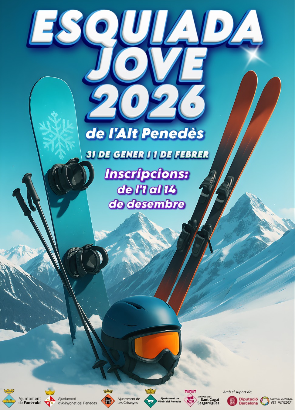 Nova edició de l'Esquiada Jove de l'Alt Penedès 2026!