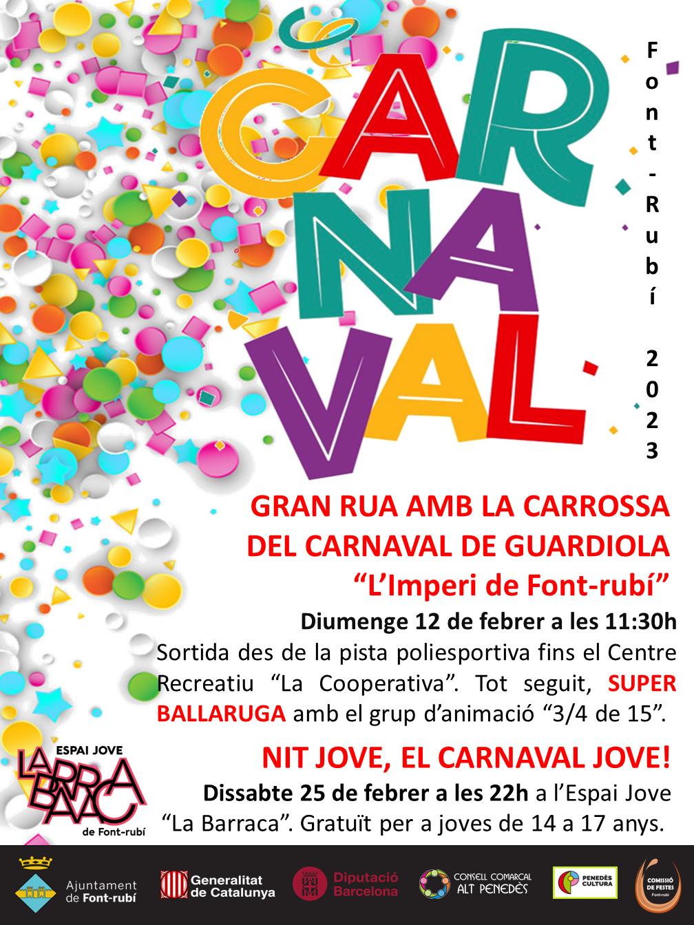 Carnaval a Font-rubí!
