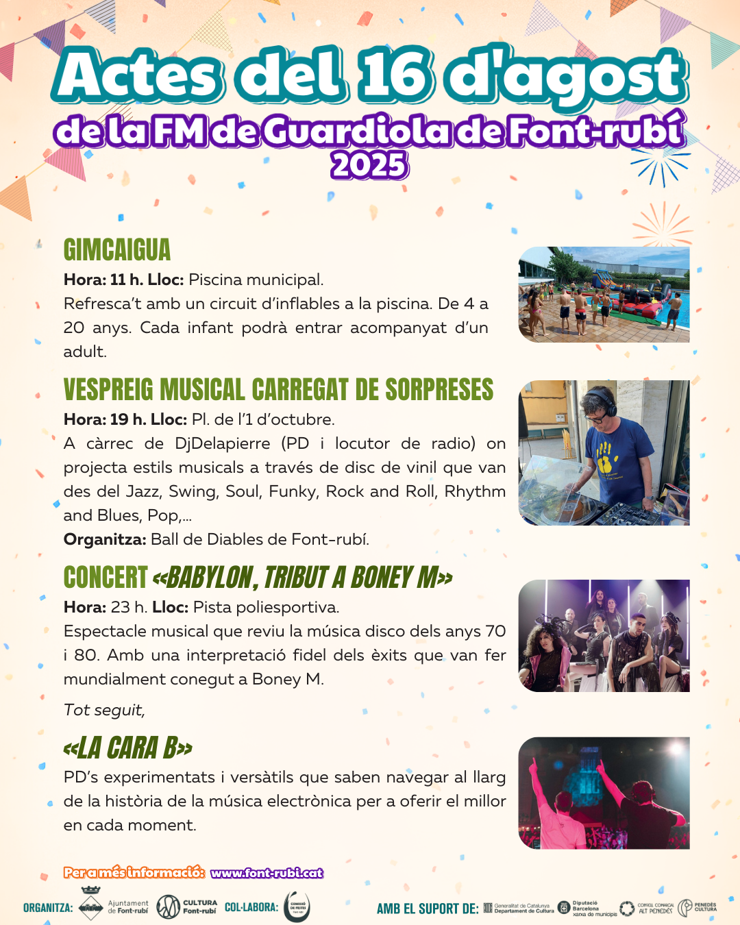 Festa Major de Guardiola de Font-rubí - 16 d'agost!