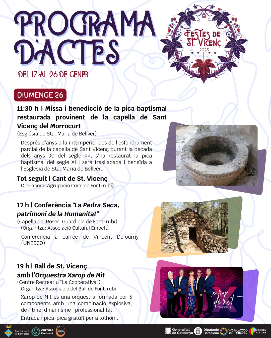 Festes de Sant Vicenç 2025 - Diumenge 26 de gener