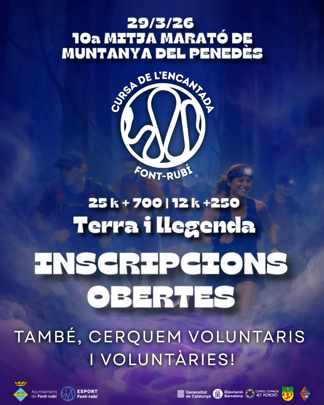 Cursa de l'Encantada 2026 - 29 de mar&ccedil;!